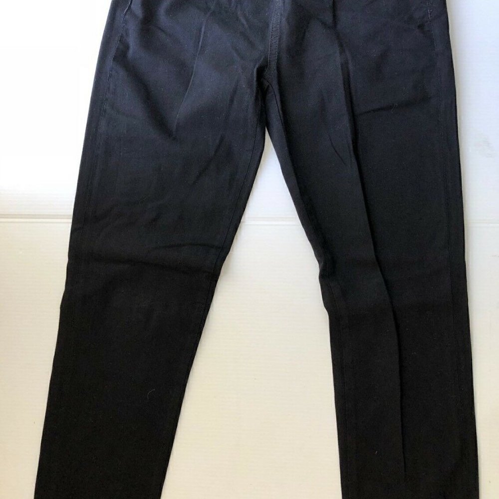 Juniors Pull On Black Denim Leggings Pants - Picture 5 of 5